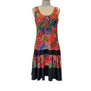 Vandena Ruffled Tiered Midi Dress